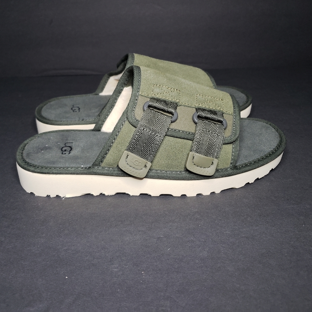 UGG slide Moss Green Mens 8/ womens 9.5